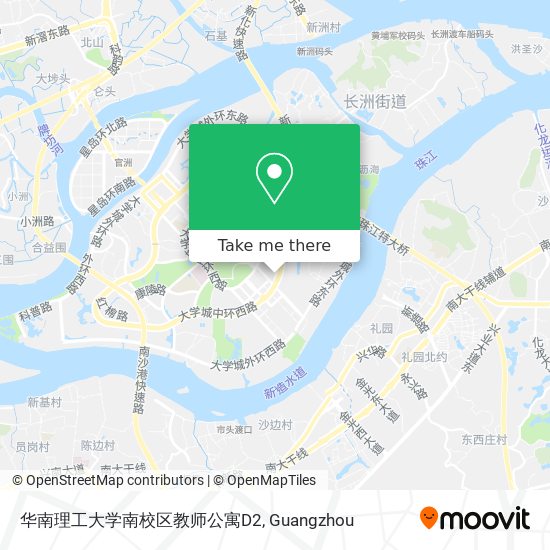 华南理工大学南校区教师公寓D2 map