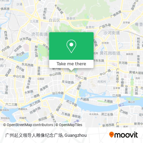 广州起义领导人雕像纪念广场 map