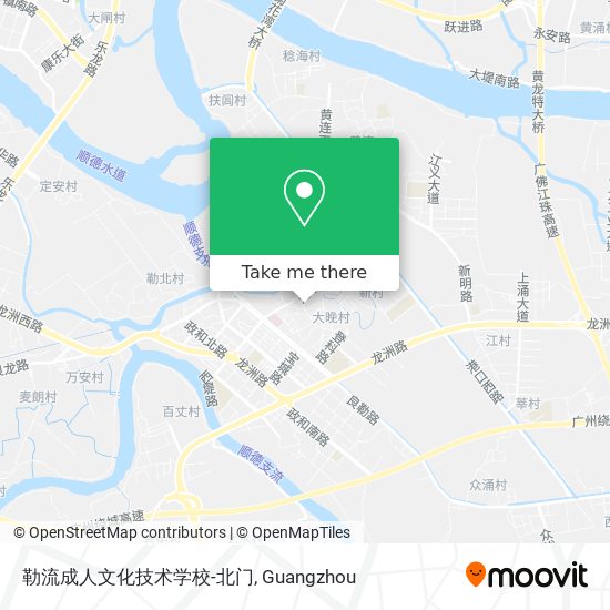 勒流成人文化技术学校-北门 map