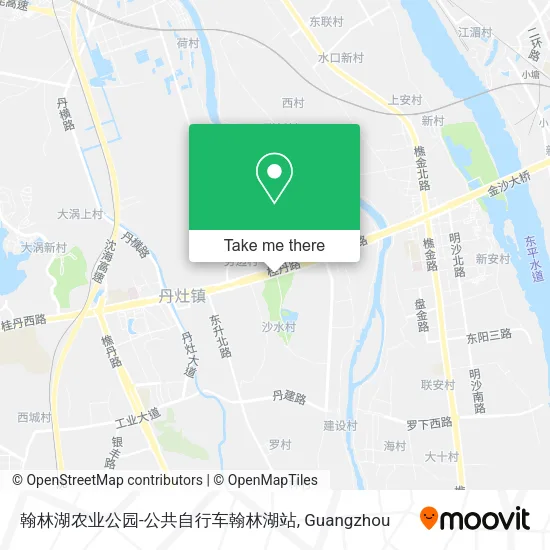 翰林湖农业公园-公共自行车翰林湖站 map