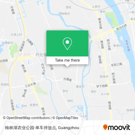 翰林湖农业公园-单车停放点 map