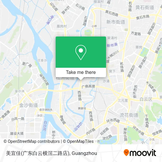 美宜佳(广东白云横滘二路店) map