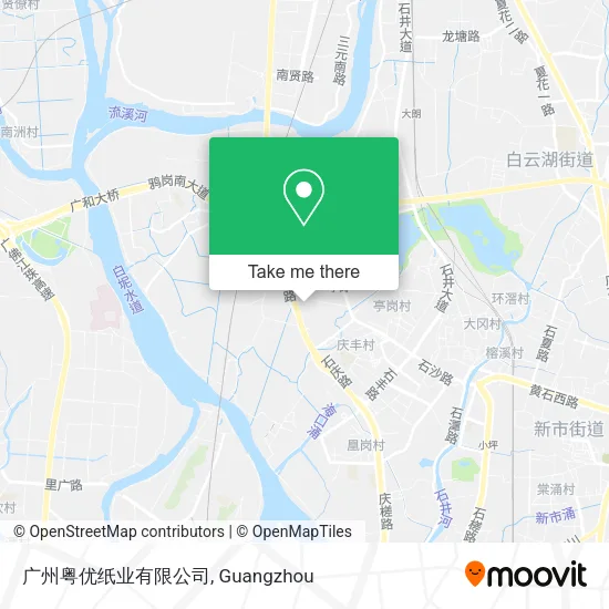 广州粤优纸业有限公司 map