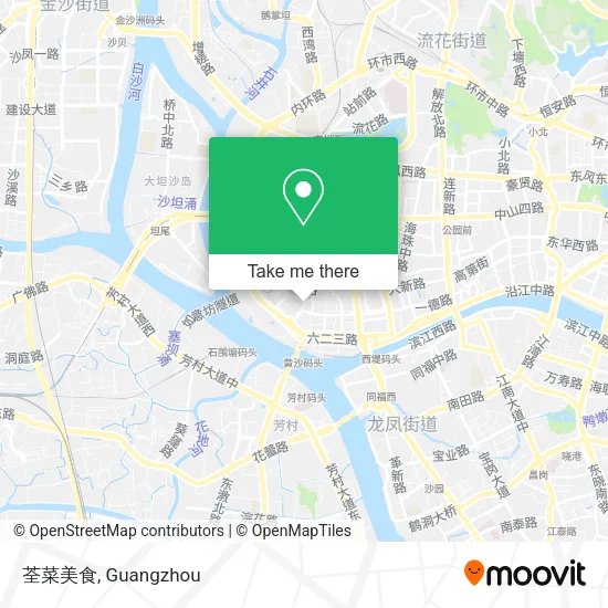 荃菜美食 map