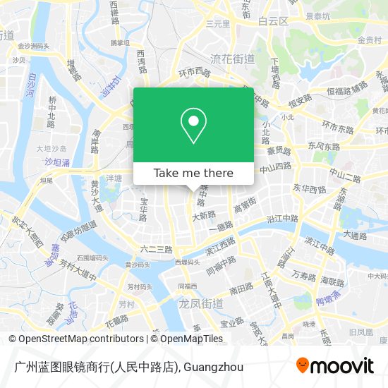 广州蓝图眼镜商行(人民中路店) map