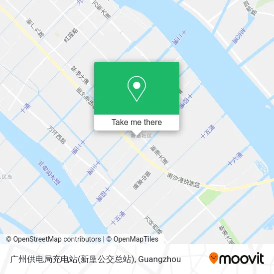 广州供电局充电站(新垦公交总站) map