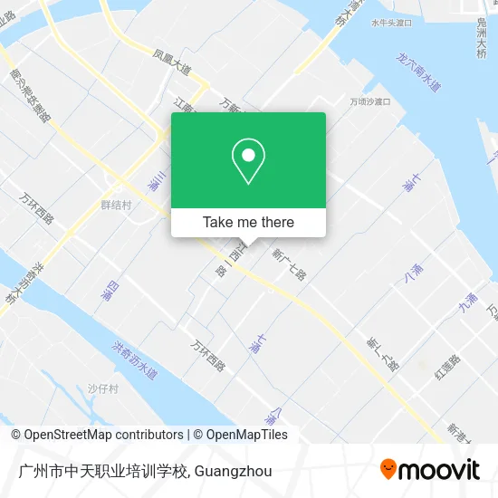 广州市中天职业培训学校 map
