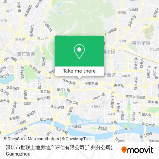 深圳市世联土地房地产评估有限公司(广州分公司) map