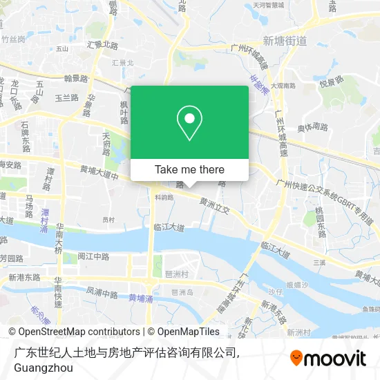 广东世纪人土地与房地产评估咨询有限公司 map