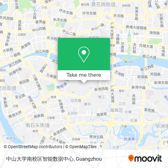 中山大学南校区智能数据中心 map