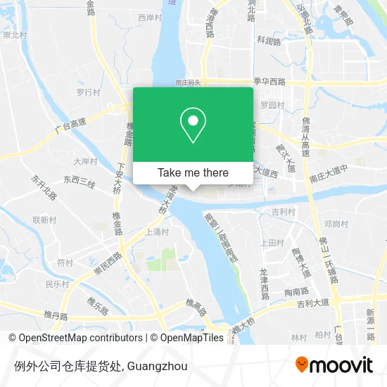 例外公司仓库提货处 map