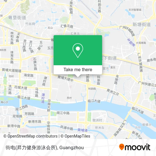 街电(昇力健身游泳会所) map