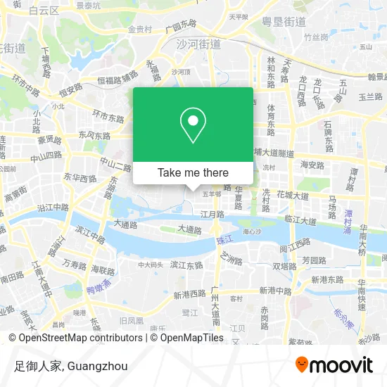 足御人家 map