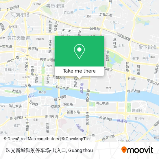 珠光新城御景停车场-出入口 map