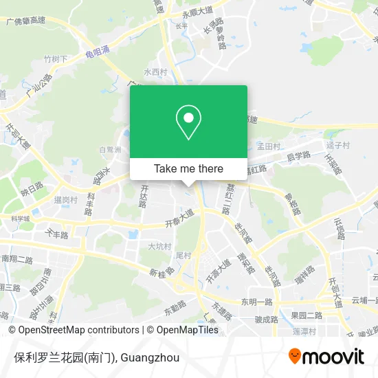 保利罗兰花园(南门) map