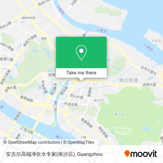 安吉尔高端净饮水专家(南沙店) map