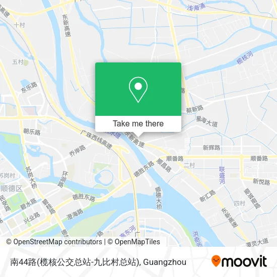 南44路(榄核公交总站-九比村总站) map