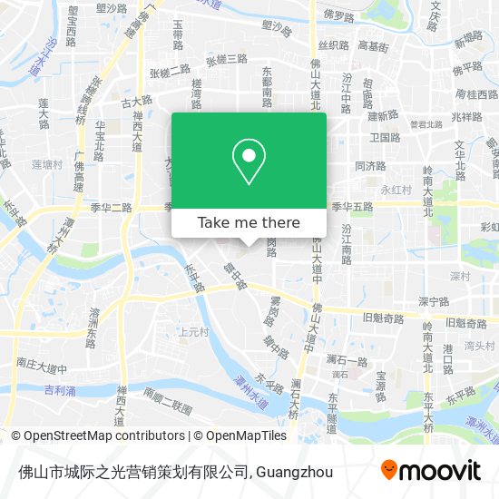 佛山市城际之光营销策划有限公司 map