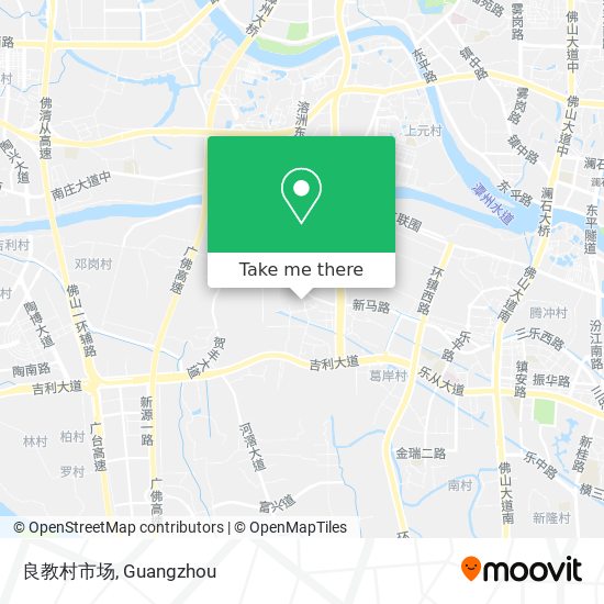 良教村市场 map