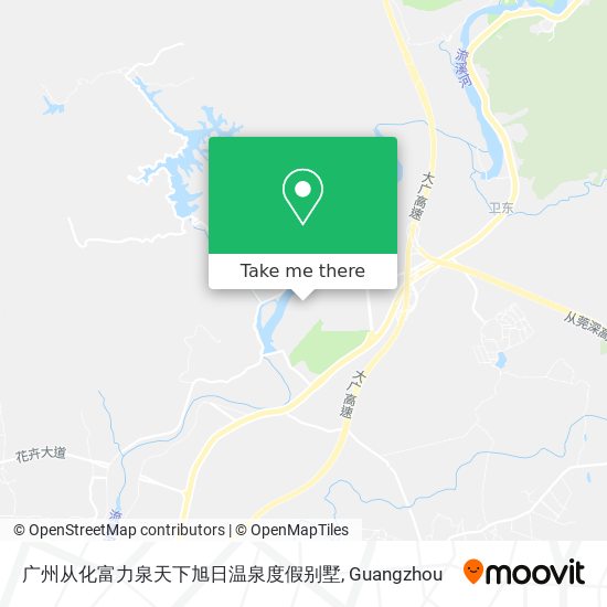 广州从化富力泉天下旭日温泉度假别墅 map