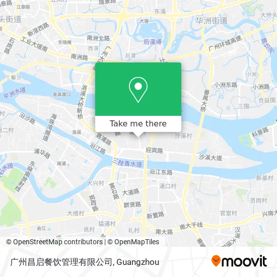 广州昌启餐饮管理有限公司 map