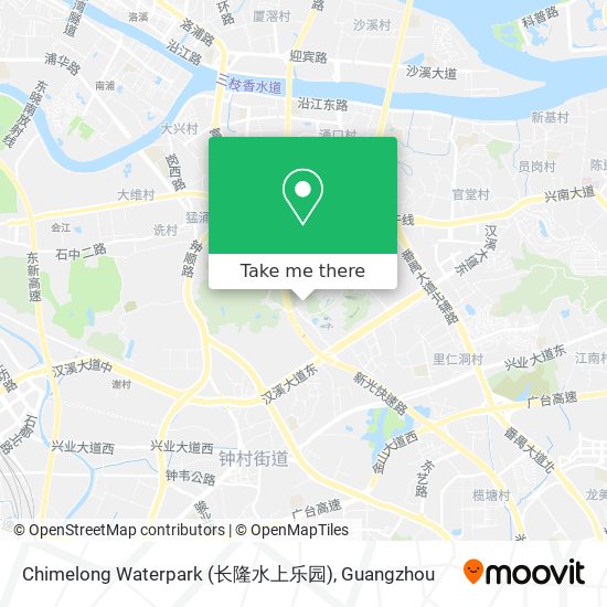 Chimelong Waterpark (长隆水上乐园) map