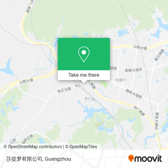 莎提梦有限公司 map