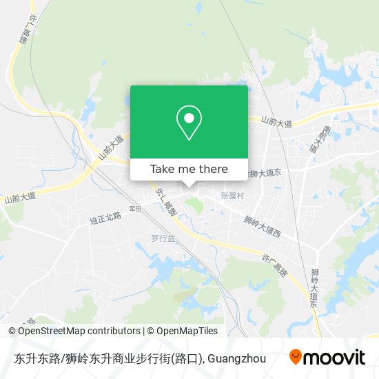 东升东路/狮岭东升商业步行街(路口) map