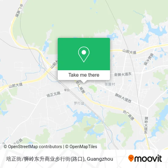 培正街/狮岭东升商业步行街(路口) map