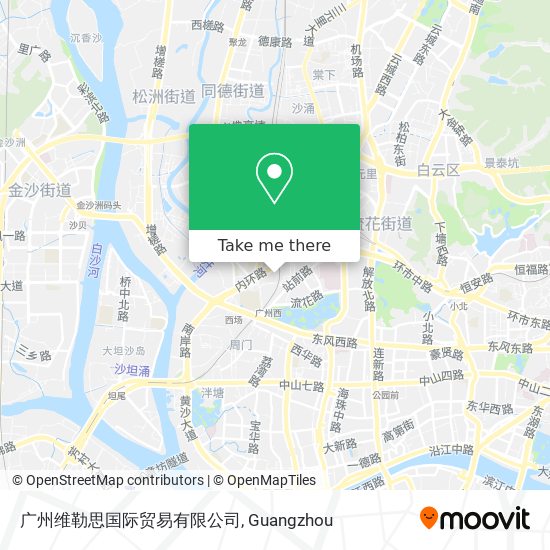 广州维勒思国际贸易有限公司 map