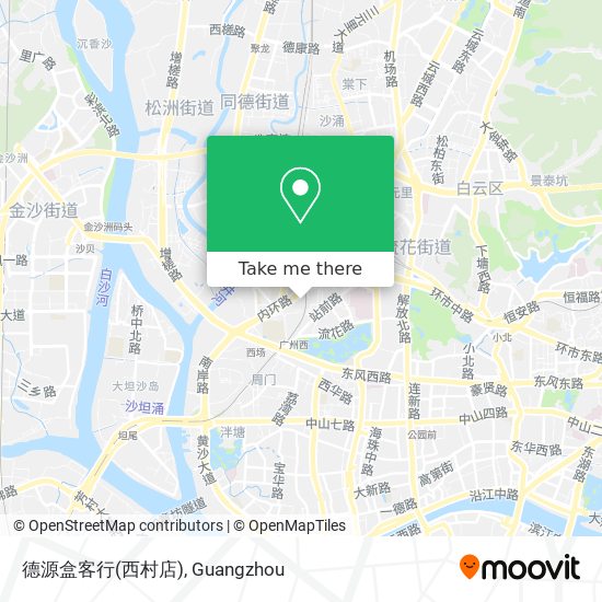 德源盒客行(西村店) map