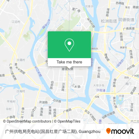 广州供电局充电站(国昌红星广场二期) map