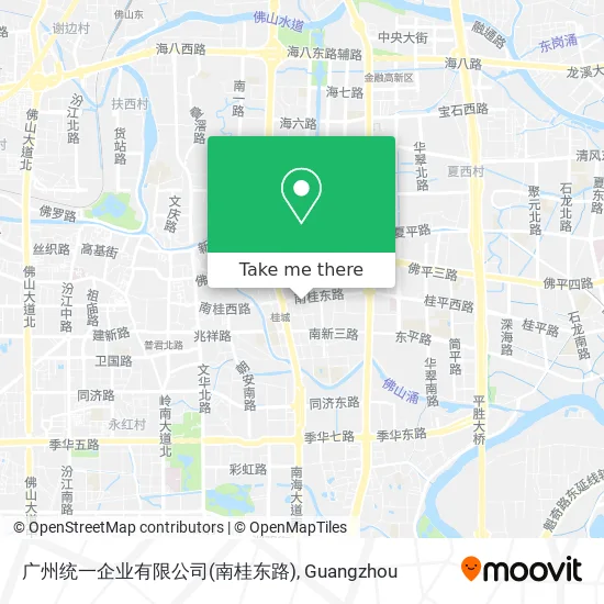 广州统一企业有限公司(南桂东路) map