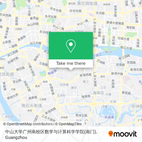 中山大学广州南校区数学与计算科学学院(南门) map