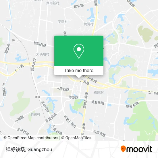 禅标铁场 map
