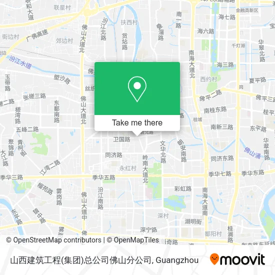 山西建筑工程(集团)总公司佛山分公司 map