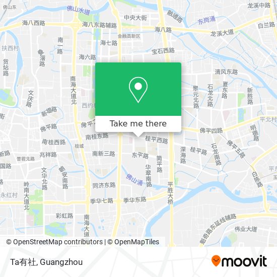 Ta有社 map