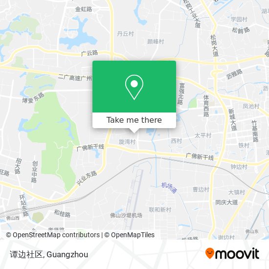 谭边社区 map