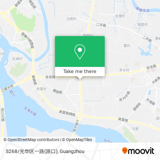 S268/光华区一路(路口) map