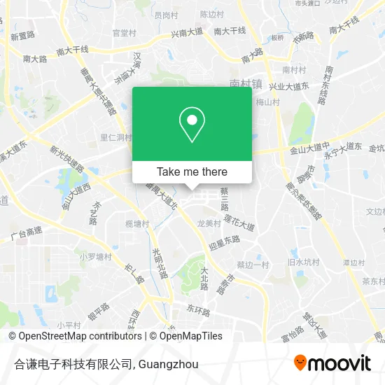 合谦电子科技有限公司 map