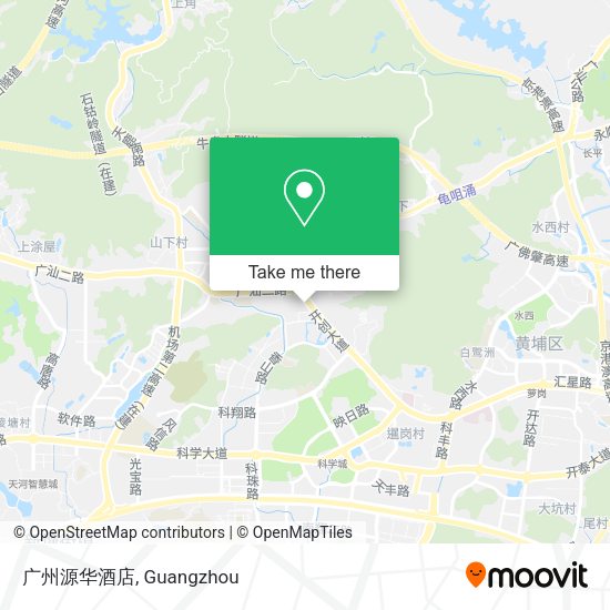 广州源华酒店 map