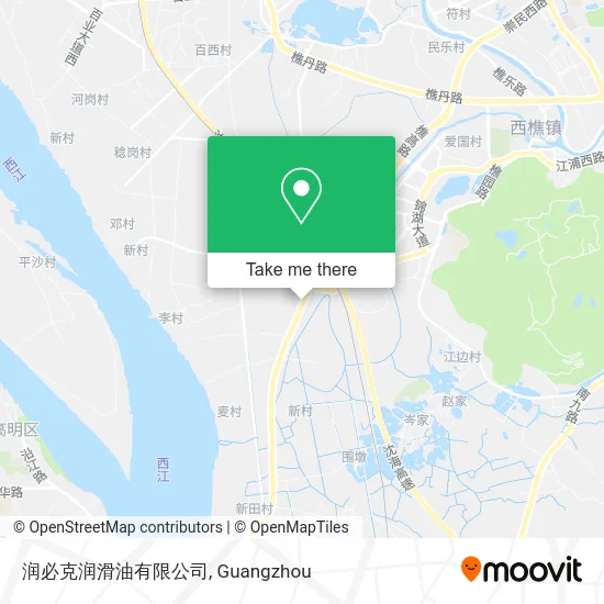 润必克润滑油有限公司 map