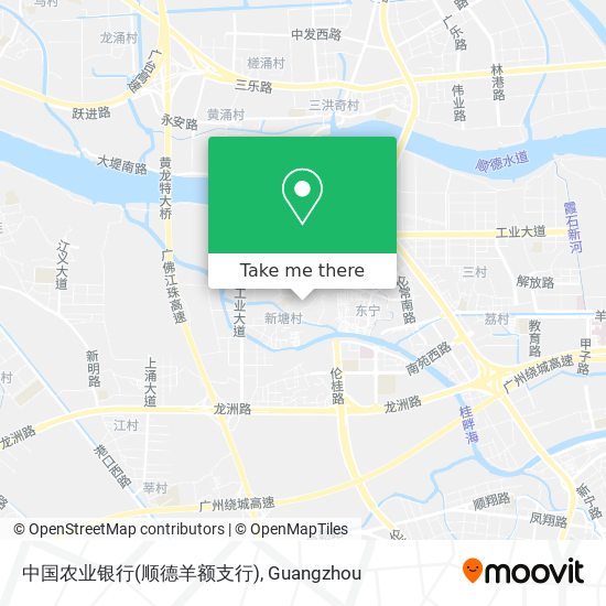中国农业银行(顺德羊额支行) map
