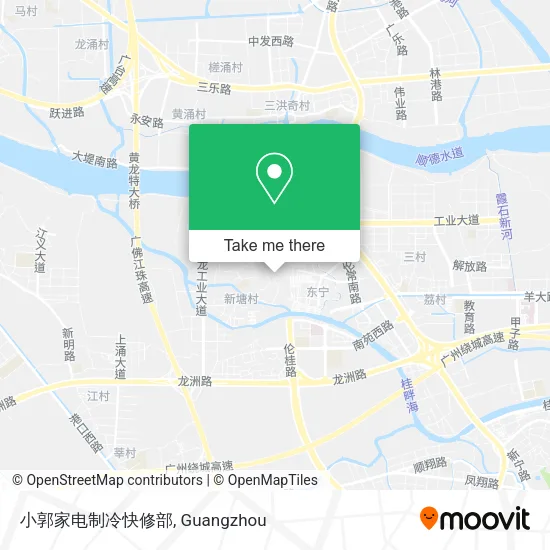 小郭家电制冷快修部 map