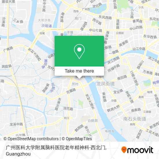 广州医科大学附属脑科医院老年精神科-西北门 map