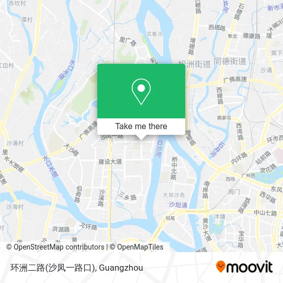 环洲二路(沙凤一路口) map