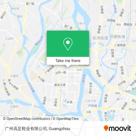 广州高足鞋业有限公司 map