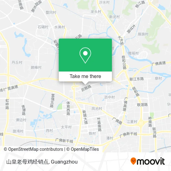 山皇老母鸡经销点 map