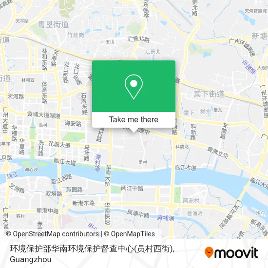 环境保护部华南环境保护督查中心(员村西街) map