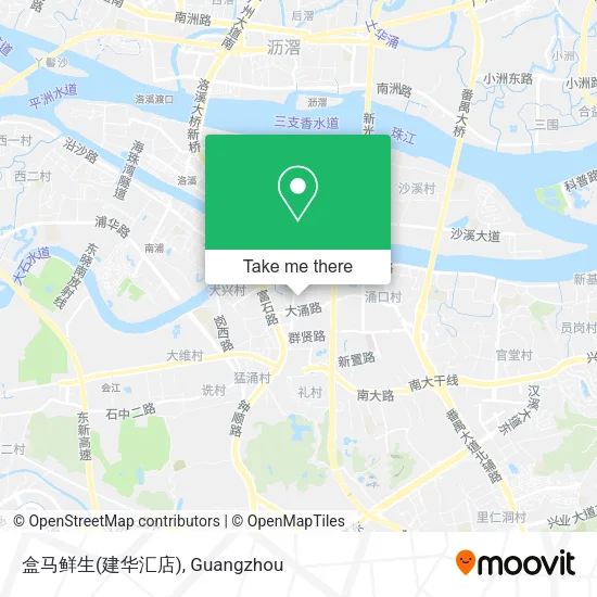 盒马鲜生(建华汇店) map